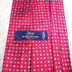 Brooks Brothers red, white and blue silk tie
